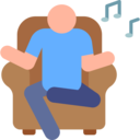 music,man,people,humanpictos,listening