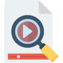 interface,file,movie,magnifying glass,document,files and folders,search,video,searching,video play