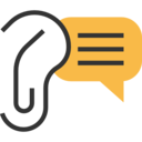 multimedia,speech bubble,marketing,conversation,communications,chat,communication,ear ok 