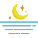 miscellaneous,weather,meteorology,nature,stars,astronomy,moon,night,half moon,moon phases,moon phase