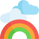 signs,weather,nature,rainbow,concave lines,curve lines,rainbow lines,rainbow outline,rainbows