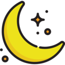 miscellaneous,weather,meteorology,nature,stars,astronomy,moon,night,half moon,moon phases,moon phase