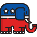symbol,signs,symbols,elephant,shapes and symbols,political,elections,election,election icons,republicans,republican