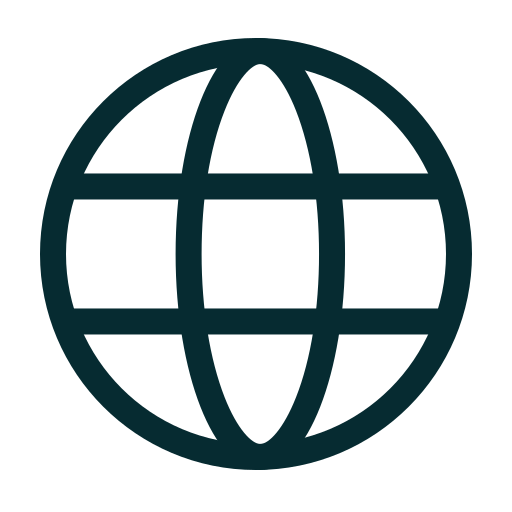 Internet, blobal, globe icon