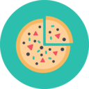 food and restaurant,slice,pizza,fast food,italian food ok 