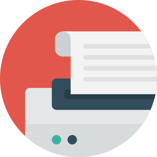 Print, printing, paper, printer icon