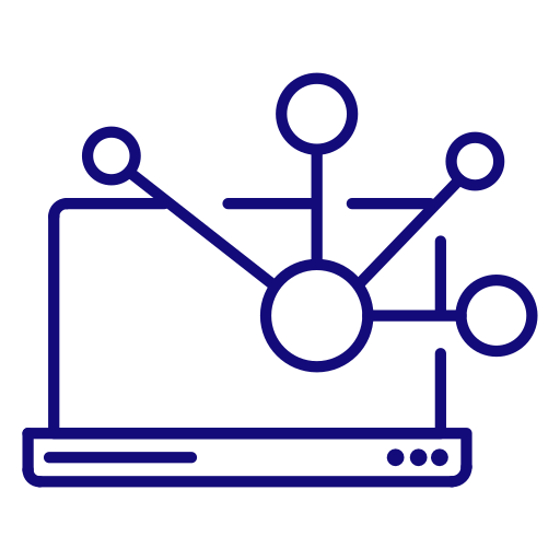 Computer, laptop, network, notebook, share, web icon