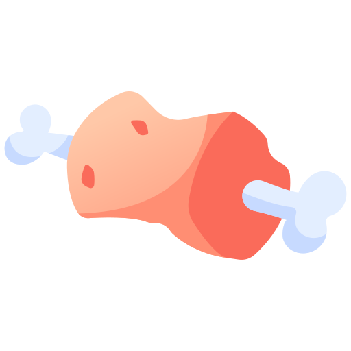 Beef, chop, fantasy, food, ham, meat, pork icon