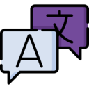education,professions and jobs,smartphone,communications,language,logotype,chat bubble,translate,translator,dialogue,translation,subject