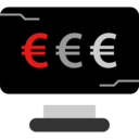 money,business and finance,currency,monitor,euro,commerce,euros,euro money