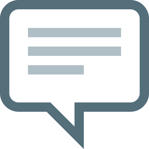 Bubble, message, speech, chat, comment, communication, talk icon