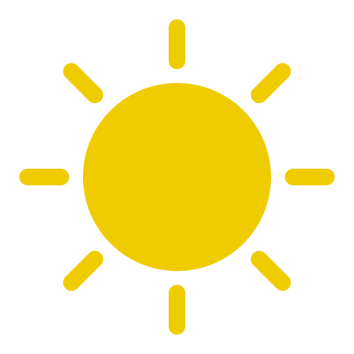 Day, forecast, sun, sunny, weather icon