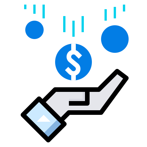 Banking, business, cash, income, money icon