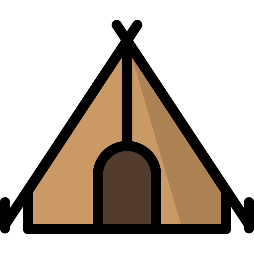 Camping, tent, camp, outdoor, travel, adventure icon