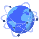 Cdn,Connected,Globe,Dots,Earth,World