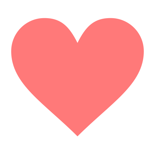 Heart, like, love icon