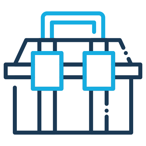 Box, building, construction, industry icon