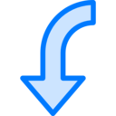 download,arrows,multimedia option,orientation,direction,down arrow ok 