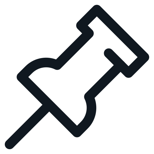 Hook, mark, needle, pin, pricker icon