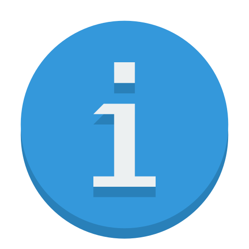 Info, sign icon