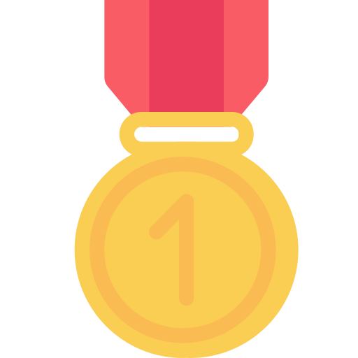 Achivement, mission, sport, winner icon
