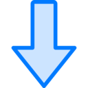 download,arrows,multimedia option,orientation,direction,down arrow ok 