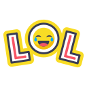 Laugh,Layer,Lol,Photo,Smiley,Sticker,Word