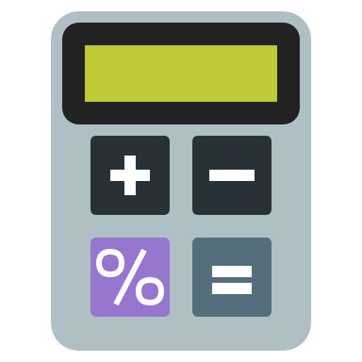 Calculator, calculation, device, finance icon