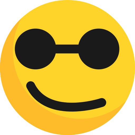Blind, emoticon, emotion, face, smiley icon