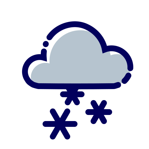 Cloud, snow, weather, winter icon
