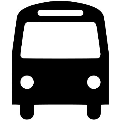 Bus, transportation, public icon