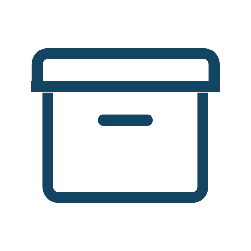 Box, files, storage icon