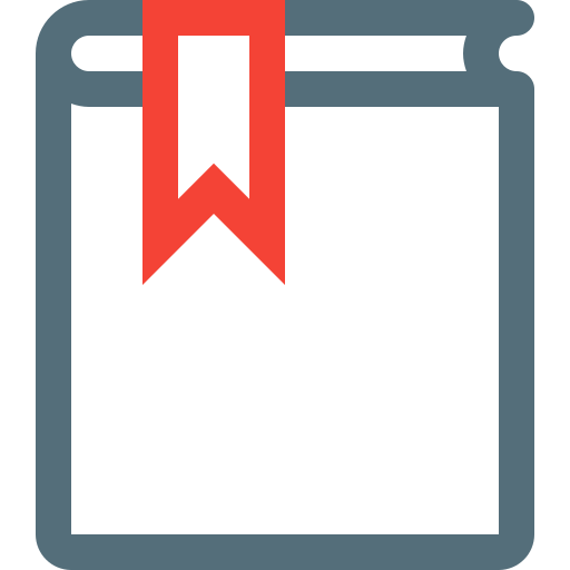 Book, bookmark, reading, learning, library, school, study icon