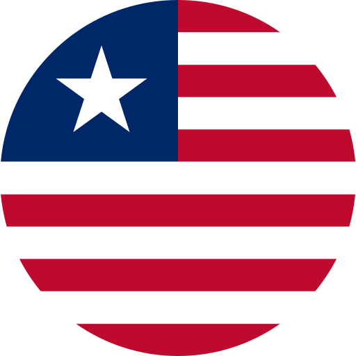 Flag, liberia, country, world icon