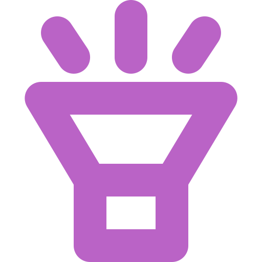 Brightness, flash, flashlight, light, torch icon