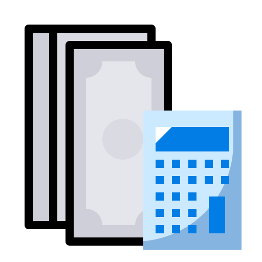 Calculator, finance, income, pay, payment icon