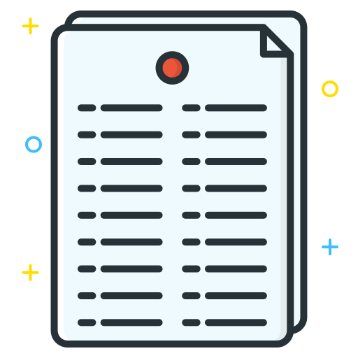 Employee, job, list, seeker, unemployee, work icon