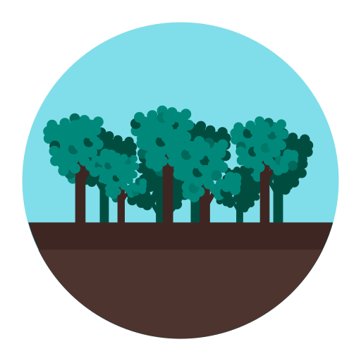Forest, jungle, tree, wood icon
