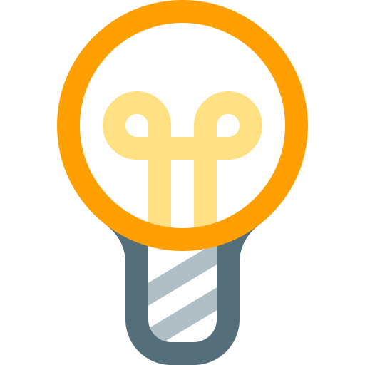 Lightbulb, lighting, bulb, electricity, idea, lamp, light icon