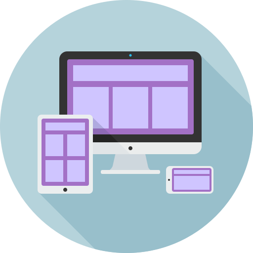 Adaptive, design, grid, layout, tools icon