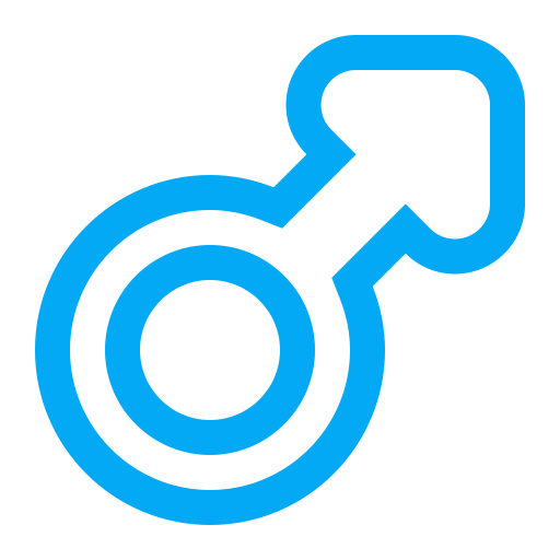 Gender, male, sex, boy, man, men, profile icon