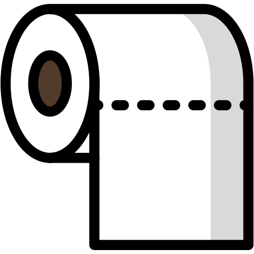 Camping, clean, paper, tissue icon