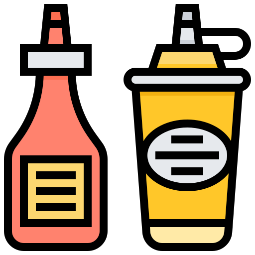 Flovouring, ketchup, liquid, sauce, seasoning icon