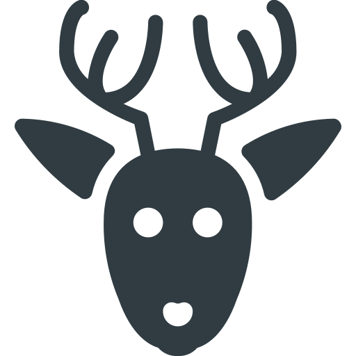 Animal, christmas, deer, rudolf icon