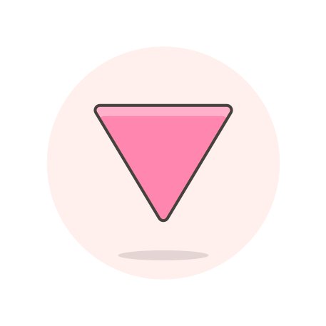 Lesbian, sign, triangle icon