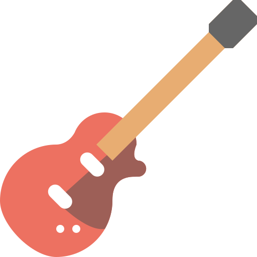 Bass, gibson, guitar icon
