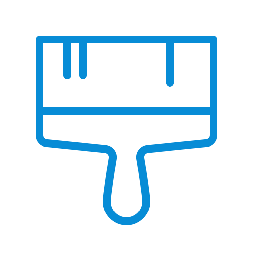 Brush, color, customization, layout, paint, theme icon