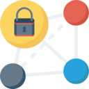 share,interface,security,multimedia,padlock,social media,network,shapes,networking,connector,circles,social network ok 