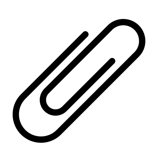 Paper, clip icon