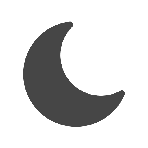Dark, mode, moon, night, forecast, weather icon